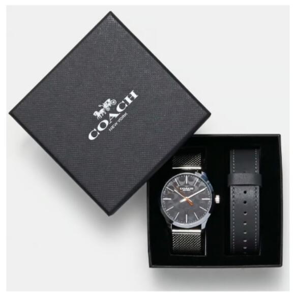 COACH MEN'S WATCH GIFT SET 39 MM - Picture 1 of 5